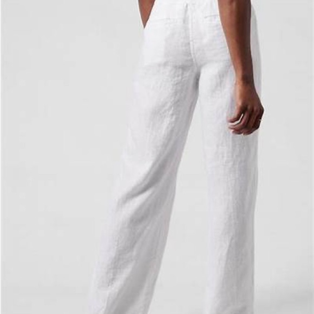 ATHLETA Cabo Linen Wide Leg Pant Size 4